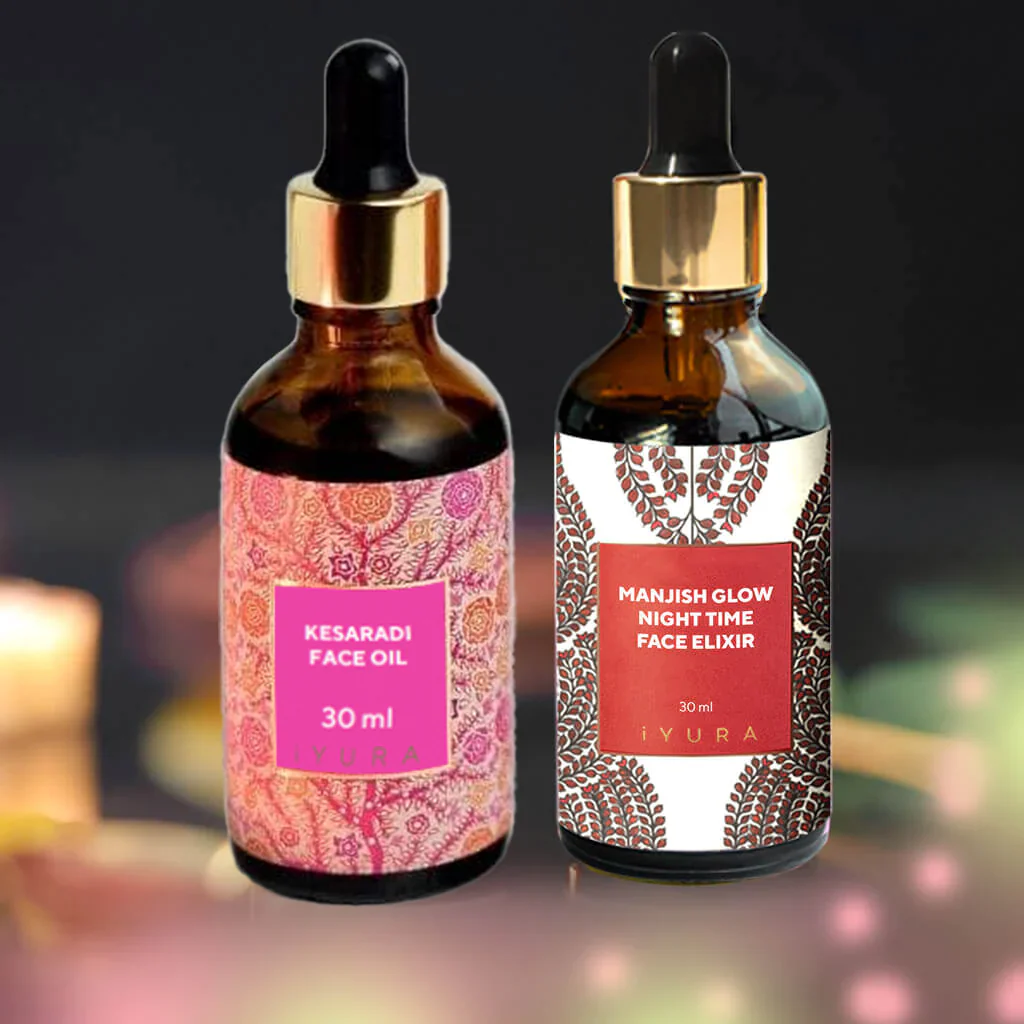 Day & Night Face Oil Duo - Best Ayurvedic Skin Oils for Morning and Evening Daily with Haldi, Manjishta, Natural Vitamin C, Vitamin E - Image 5