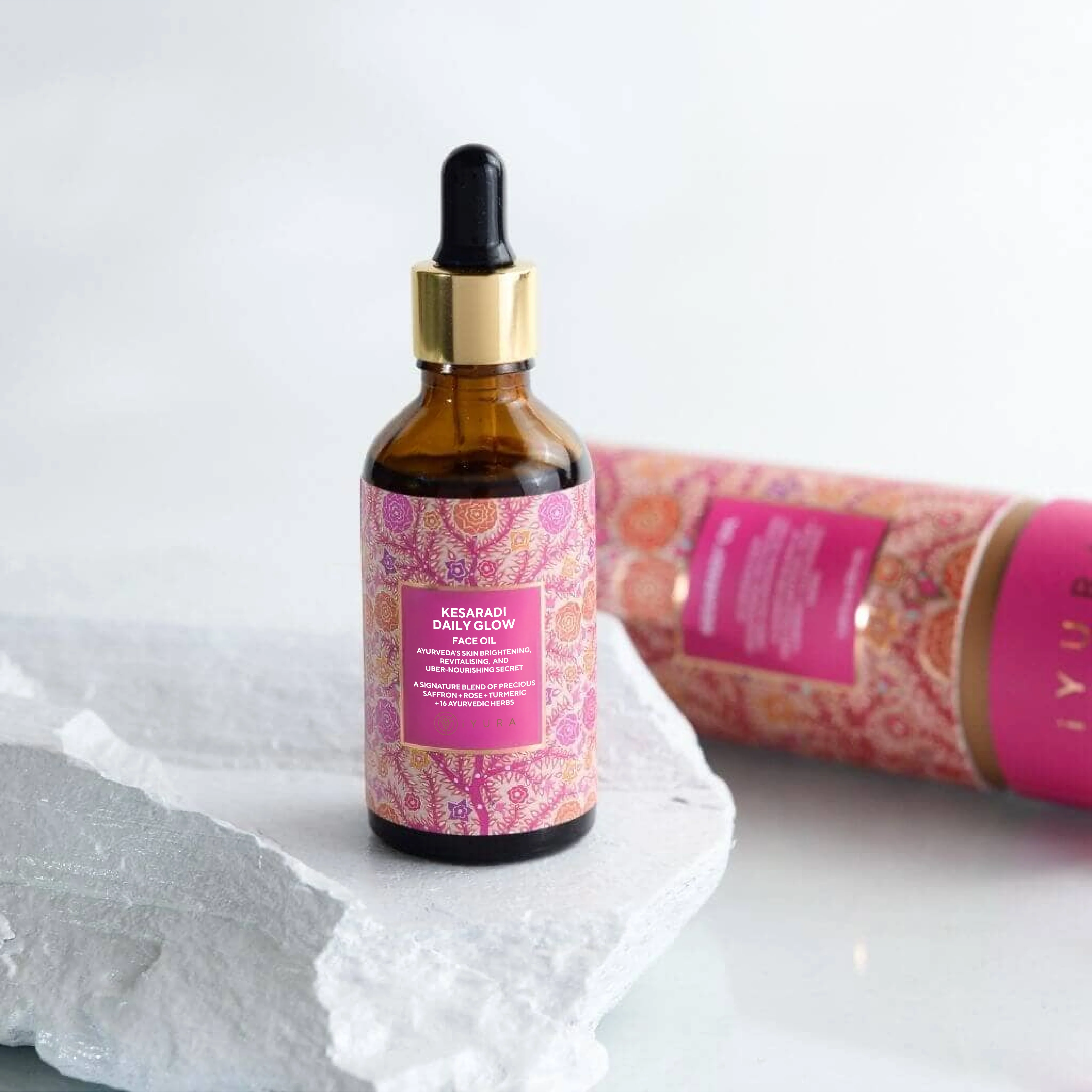 Kesaradi Daily Glow Face Oil - Face Oil Moisturiser for Dry Skin or Sensitive Skin - Natural Skincare for Glowing Skin - Image 2