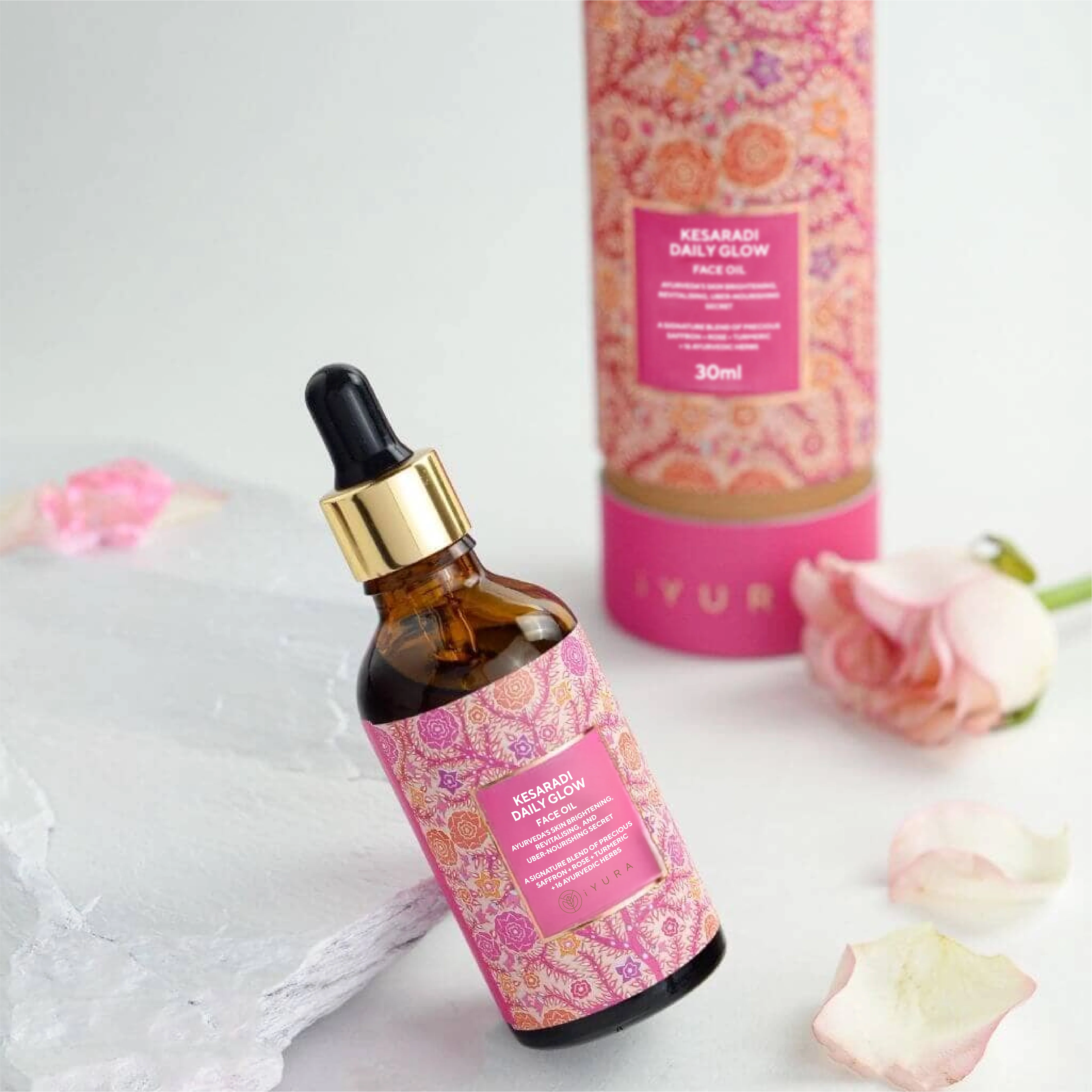 Kesaradi Daily Glow Face Oil - Face Oil Moisturiser for Dry Skin or Sensitive Skin - Natural Skincare for Glowing Skin - Image 3